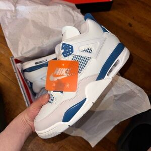 Retro 4 military blue